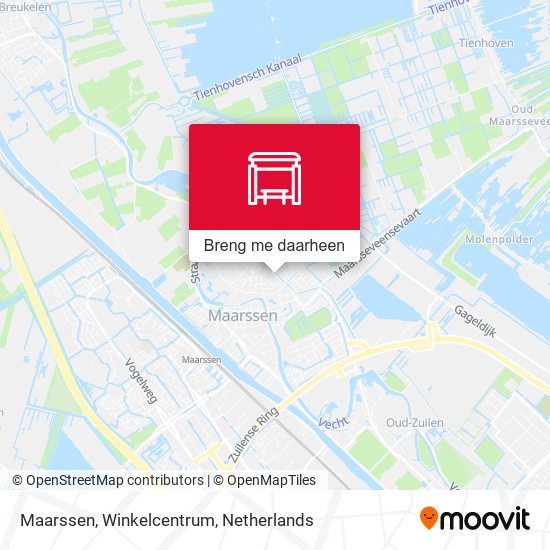 Maarssen, Winkelcentrum kaart