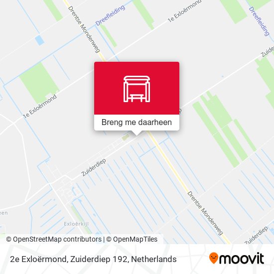 2e Exloërmond, Zuiderdiep 192 kaart