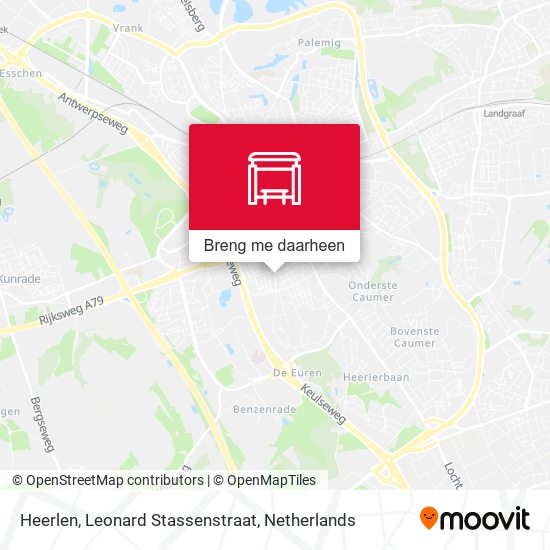 Heerlen, Leonard Stassenstraat kaart