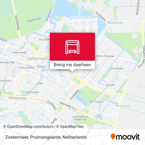 Zoetermeer, Pruimengaarde kaart