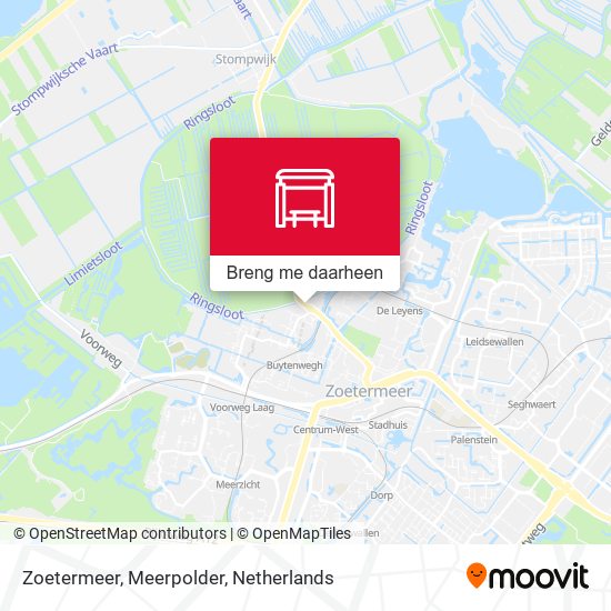 Zoetermeer, Meerpolder kaart