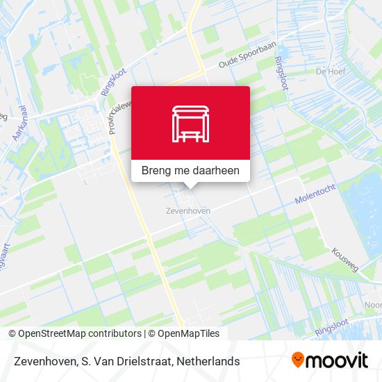 Zevenhoven, S. Van Drielstraat kaart
