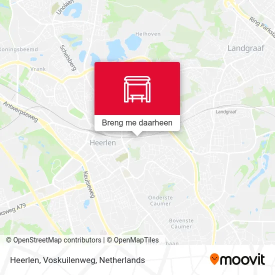 Heerlen, Voskuilenweg kaart