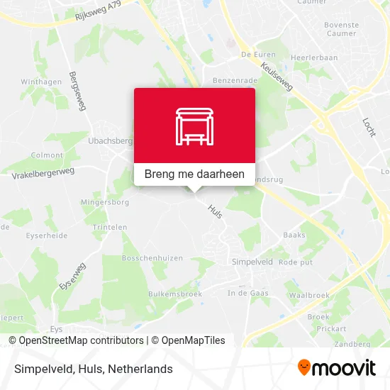 Simpelveld, Huls kaart