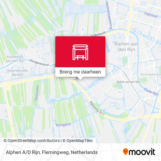 Alphen A/D Rijn, Flemingweg kaart