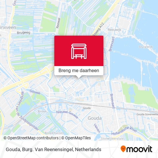 Gouda, Burg. Van Reenensingel kaart