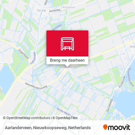 Aarlanderveen, Nieuwkoopseweg kaart