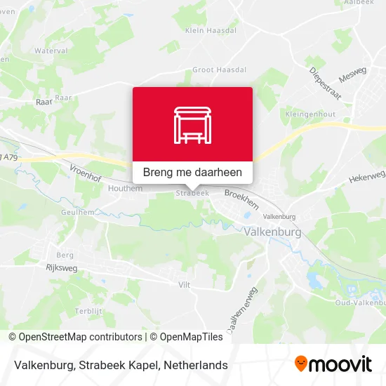 Valkenburg, Strabeek Kapel kaart