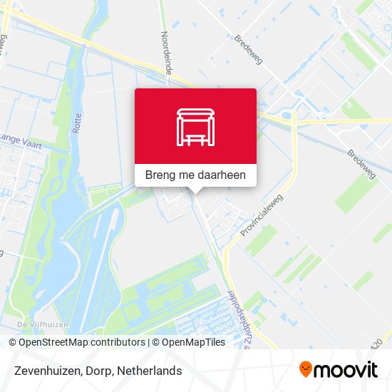 Zevenhuizen, Dorp kaart