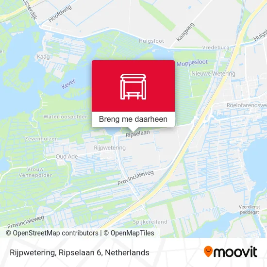 Rijpwetering, Ripselaan 6 kaart