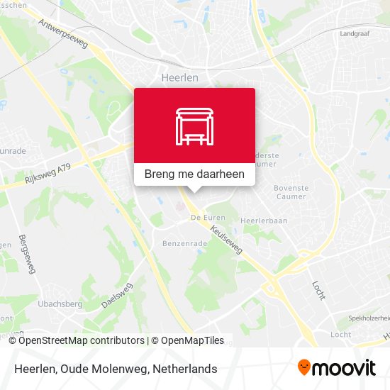 Heerlen, Oude Molenweg kaart