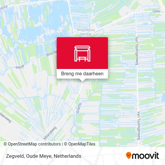 Zegveld, Oude Meye kaart