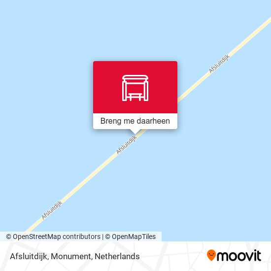 Afsluitdijk, Monument kaart