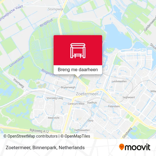 Zoetermeer, Binnenpark kaart