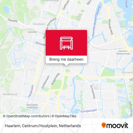 Haarlem, Centrum/Houtplein kaart