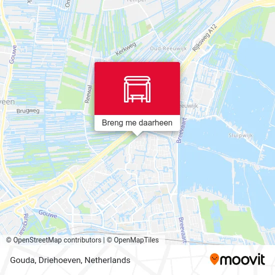 Gouda, Driehoeven kaart