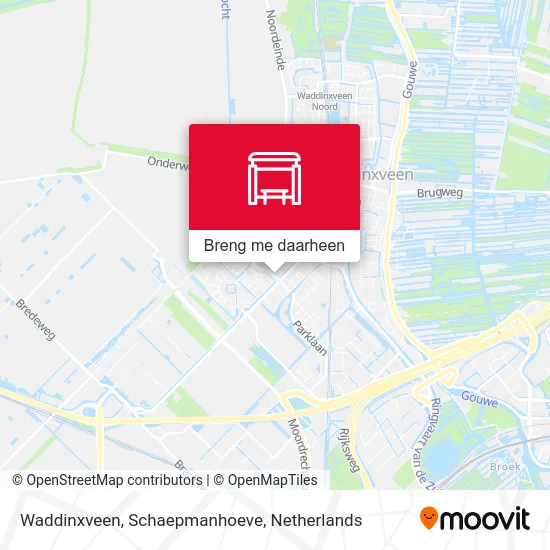 Waddinxveen, Schaepmanhoeve kaart