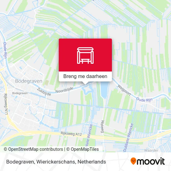 Bodegraven, Wierickerschans kaart