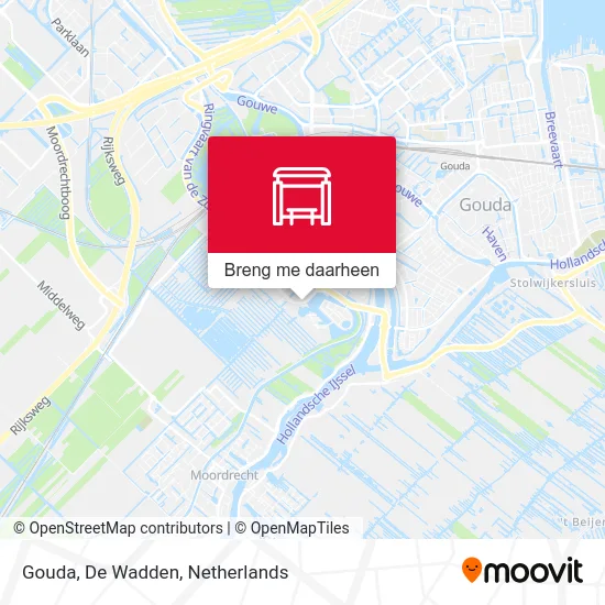 Gouda, De Wadden kaart