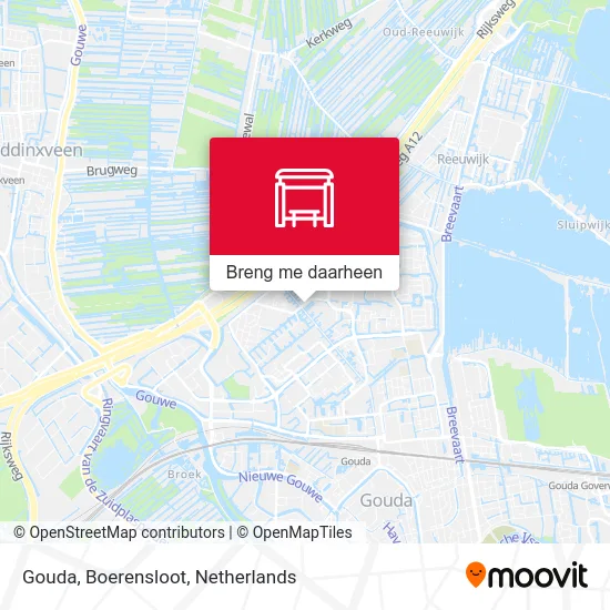 Gouda, Boerensloot kaart