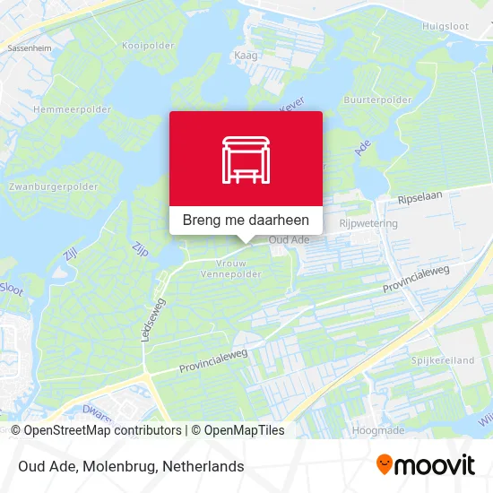 Oud Ade, Molenbrug kaart