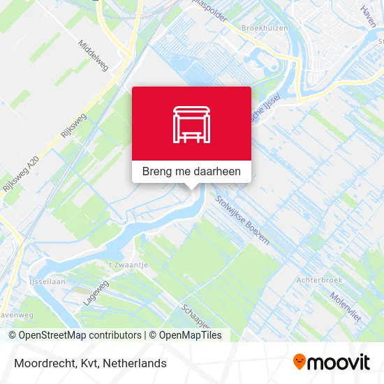 Moordrecht, Kvt kaart