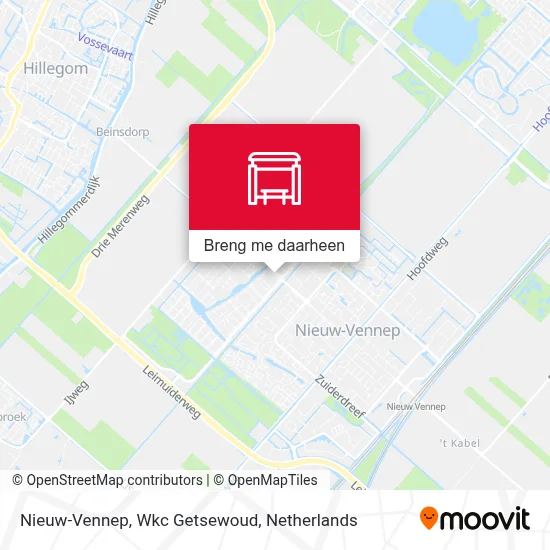 Nieuw-Vennep, Wkc Getsewoud kaart