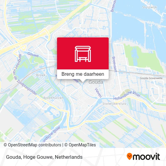 Gouda, Hoge Gouwe kaart