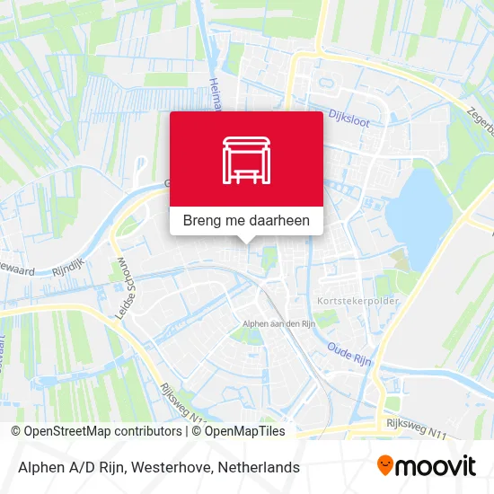 Alphen A/D Rijn, Westerhove kaart