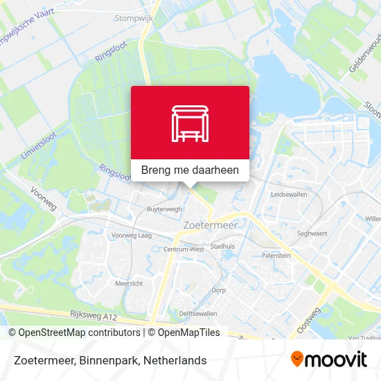 Zoetermeer, Binnenpark kaart