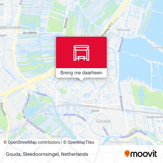 Gouda, Sleedoornsingel kaart