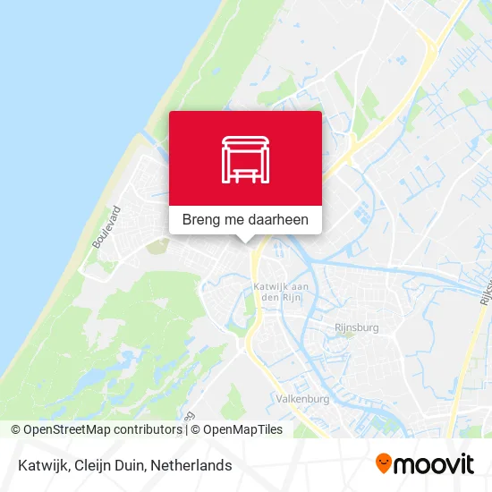 Katwijk, Cleijn Duin kaart