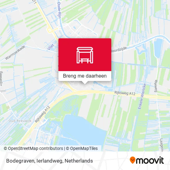 Bodegraven, Ierlandweg kaart