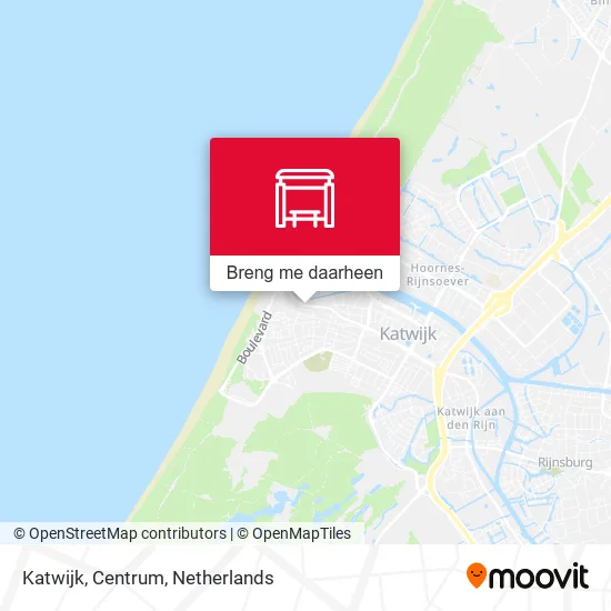 Katwijk, Centrum kaart