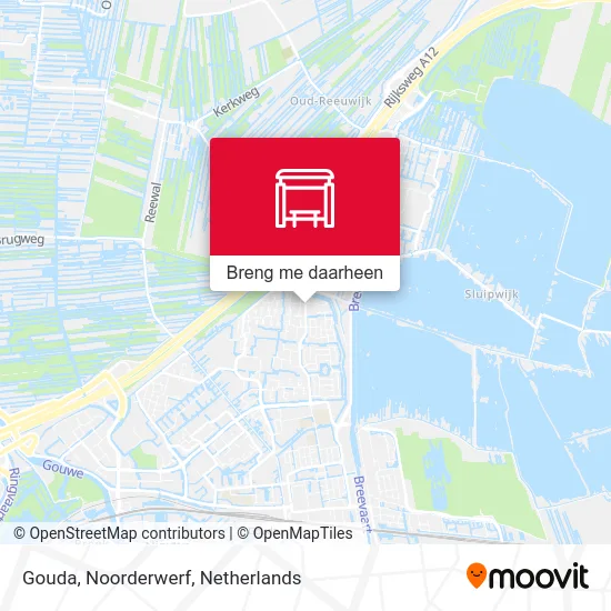 Gouda, Noorderwerf kaart