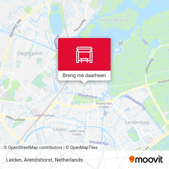 Leiden, Arendshorst kaart