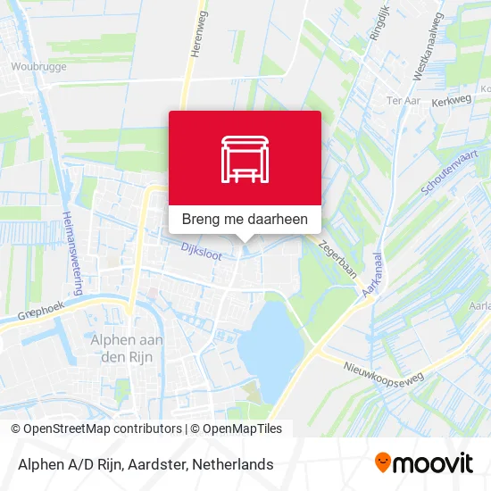 Alphen A/D Rijn, Aardster kaart