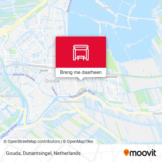 Gouda, Dunantsingel kaart