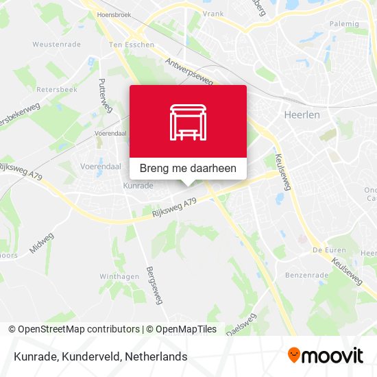 Kunrade, Kunderveld kaart