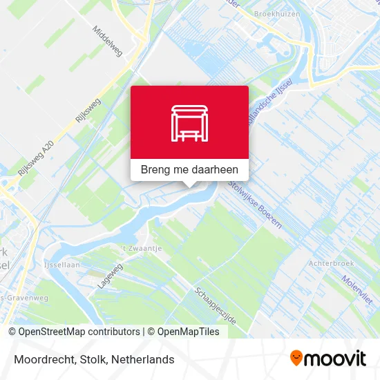 Moordrecht, Stolk kaart