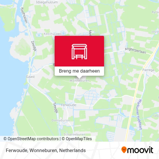 Ferwoude, Wonneburen kaart