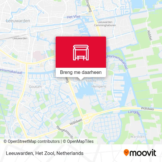 Leeuwarden, Het Zool kaart