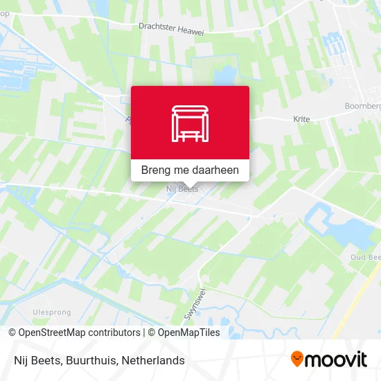 Nij Beets, Buurthuis kaart