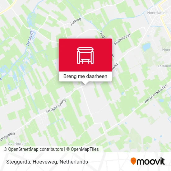 Steggerda, Hoeveweg kaart