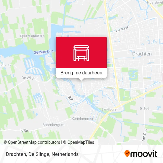 Drachten, De Slinge kaart