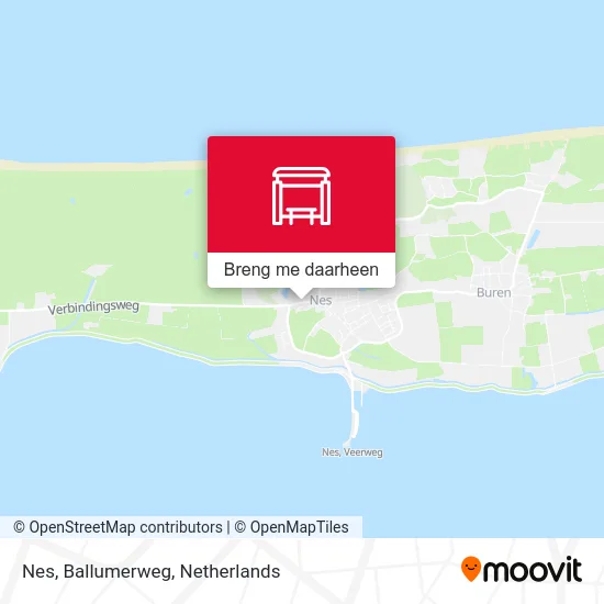 Nes, Ballumerweg kaart