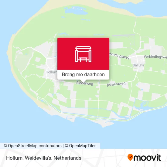 Hollum, Weidevilla's kaart