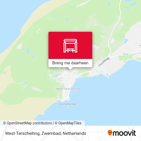 West-Terschelling, Zwembad kaart