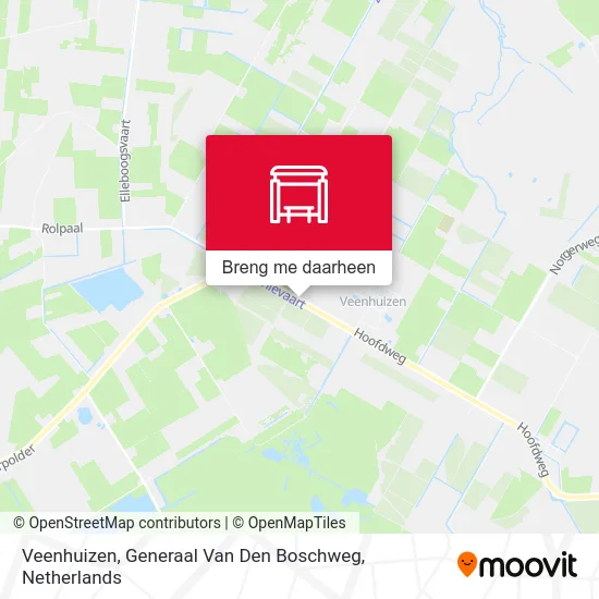 Veenhuizen, Generaal Van Den Boschweg kaart