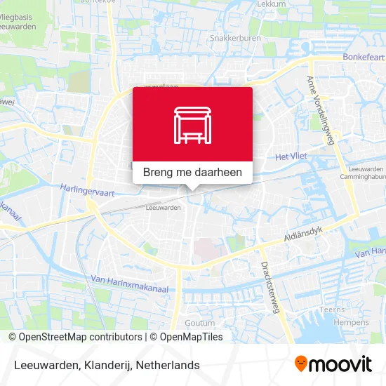 Leeuwarden, Klanderij kaart